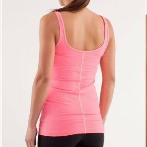 Lululemon Daily Tank Wee Stripe Dune Flash Pink - Picture 2 of 13